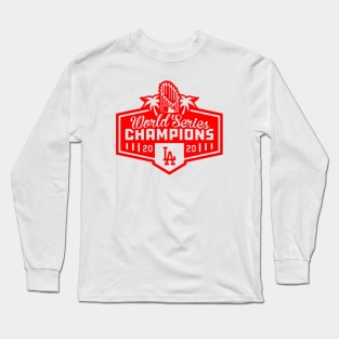 LA Dodgers Champions 3 Long Sleeve T-Shirt